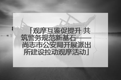 观摩互鉴促提升 共筑警务规范新基石——尚志市公安局开展派出所建设拉动观摩活动